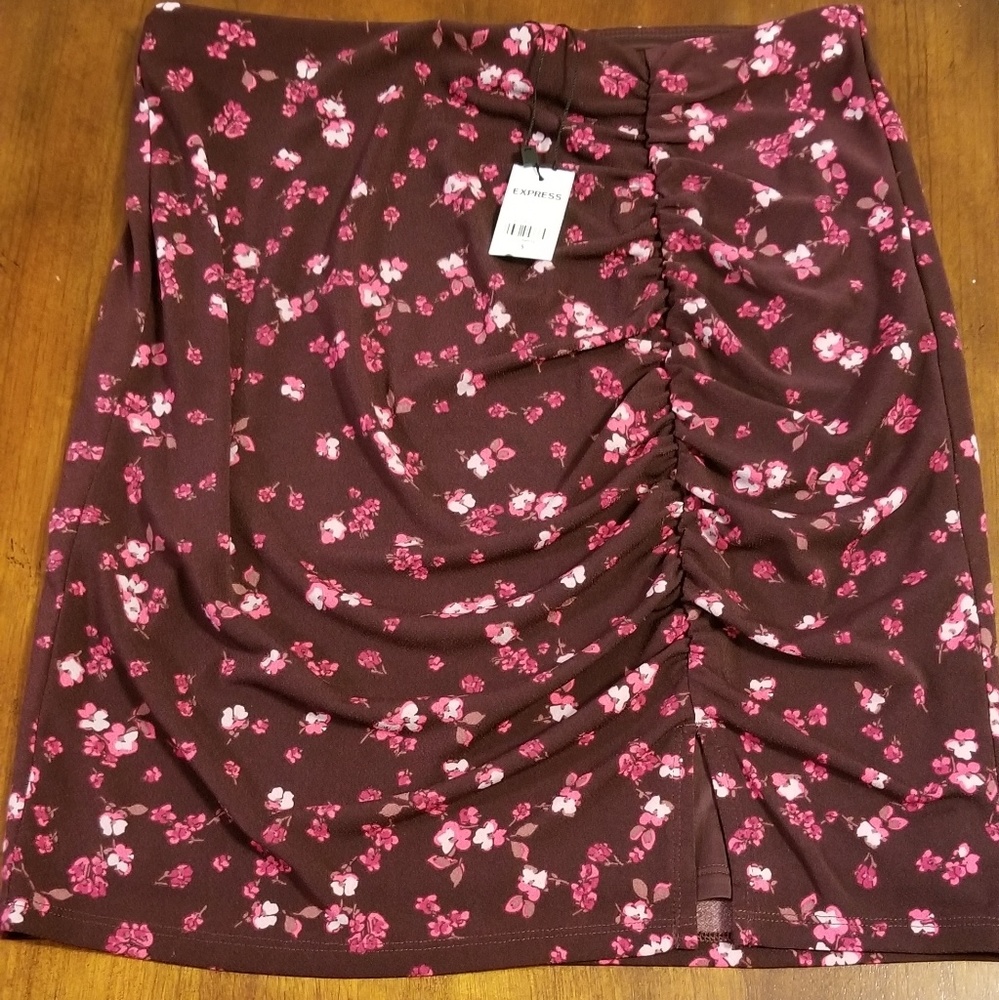 Express Lined Mini Skirt NWT